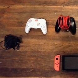 Nintendo Switch With Two Extra Remotes