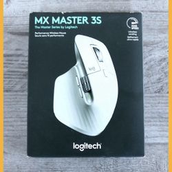 !BRAND NEW 2024 SEALED LOGITECH MX MASTER 3S PERFORMANCE WIRELESS MOUSE PALE GRAY