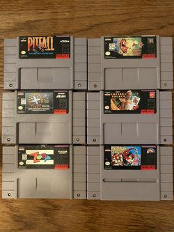 6 Game Bundle Lot - SNES