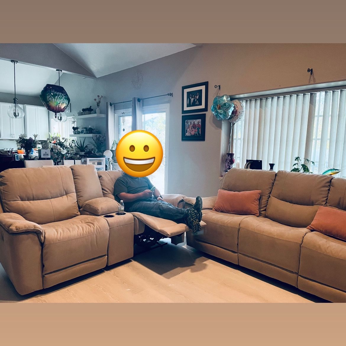 Couch And Loveseat  W/reclining Seats