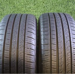 Pair of 225 45R19 Pirelli Cinturato P7 AS Run Flat with 80% Tread 7/32 96H SKU 27963 Grade A Tires