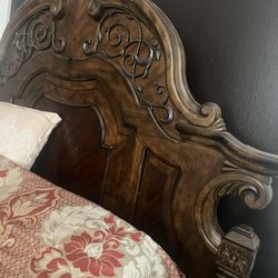 Real Cherry Wood Bedroom Set 