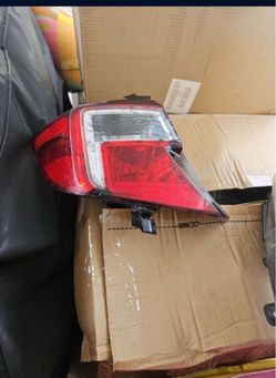 Car Tail Light Assembly Red and Clear
