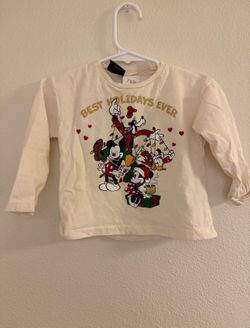 Zara Holiday Disney Shirt 