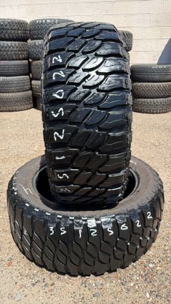Par 35///12//50//22 
Atlas parallel MT 
12 ply 
99% de vida 
Dot 25