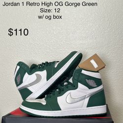 Jordan 1 Retro High OG Gorge Green 