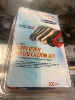 Concept 500 Watt Amplifier Installation Kit