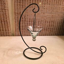 Vintage Iron Candle Holder