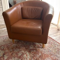 Faux Leather IKEA Chair 
