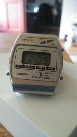 Vintage Sanyo LCD Chrono Watch