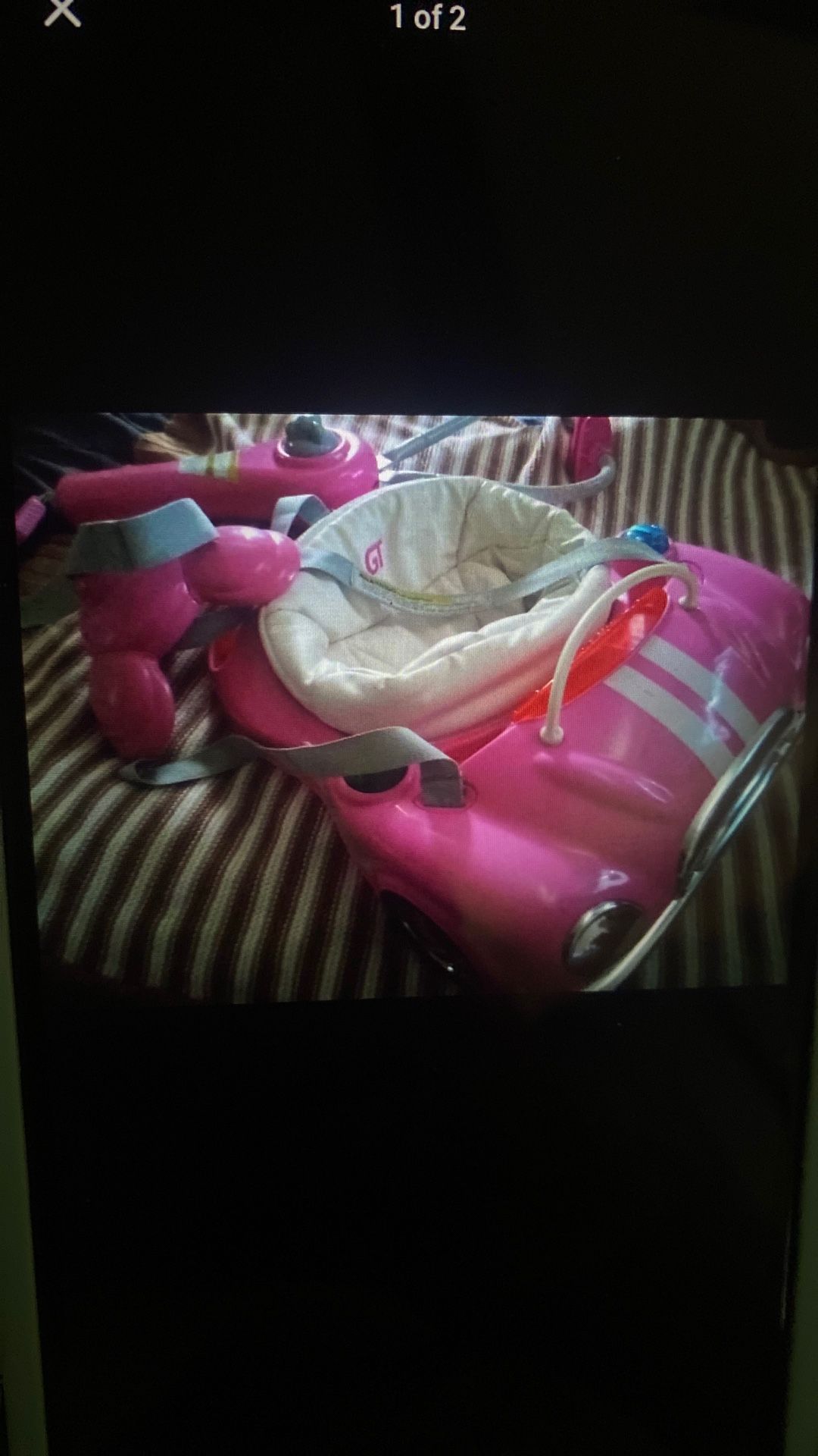 Evenflo Jump & Go Pink Racer