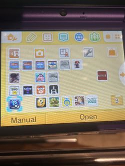 New  Nintendo 2DS XL  Purple  In A Bundle