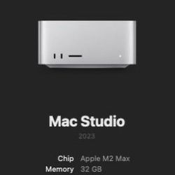 Apple Mac Studio 2023 M2 Max 