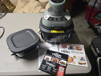 Ninja CRISPi Air Fryer with 2 Glass Tempware Container