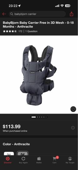 Baby bjorn carrier