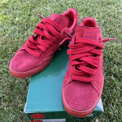 Size 11 Men’s Puma Suede Classic + Mono Iced ‘Red’