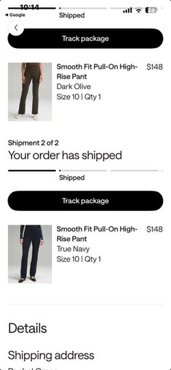 Lululemon - SMOOTH -FIT PULL- ON HIGH -RISE PANT