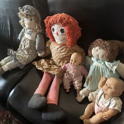 Vintage baby dolls 