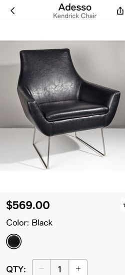 Black Accent Chair