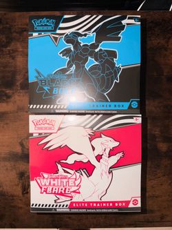 Pokemon Black Bolt & White Flare Elite Trainer Boxes ETBs FS/FT