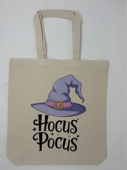 Hocus Pocus Halloween Canvas Tote Bag