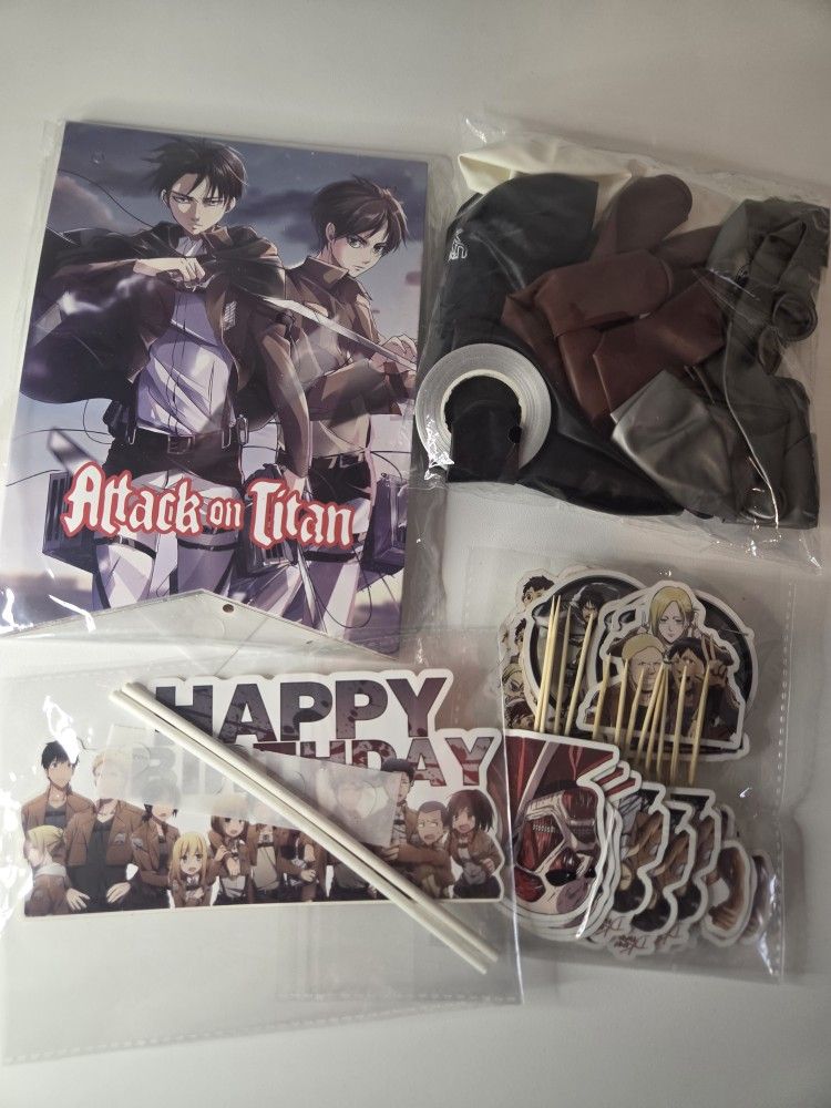 Attack On Titan Birthday Party Supplies