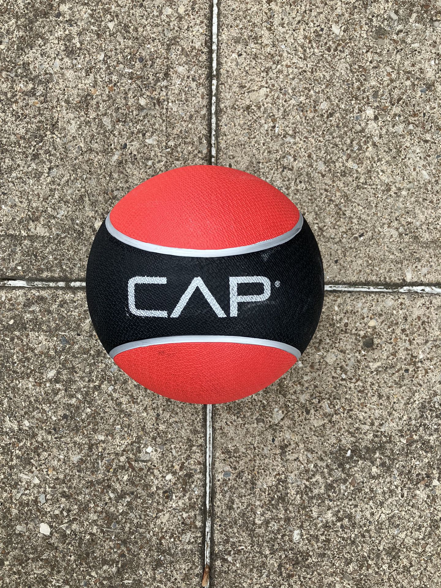 CAP Barbell Brand Rubber Medicine Ball 10lb 10 lb lbs 10lbs weight weighs exercise workout gym