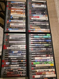 PS3 Game Collection (64 games with rares, 0 sports)
