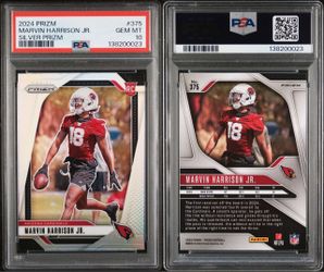 2024 Prizm Marvin Harrison Jr. Silver Prizm RC PSA 10