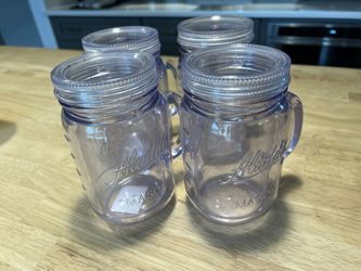 Double Walled Acrylic Mason Jugs