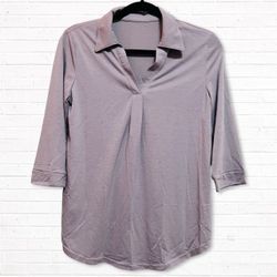 Women’s Collar V Neck Shirt