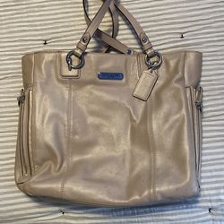 Coach Gold Handbag