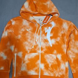 Women's WNBA Nike Orange
Logowoman Team 13 Tie-Dye
Performance Full-Zip Hoodie
