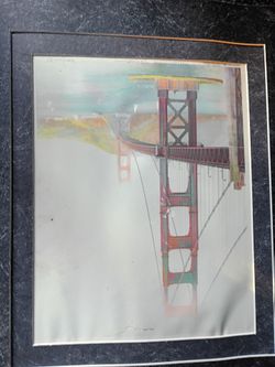 Golden Gate Bridge Framed Art Print