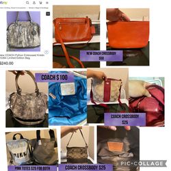 Coach Purses Different Prices $40