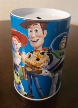 'Toy Story ' Tin Kids Coin Bank. 'It's Play Time '