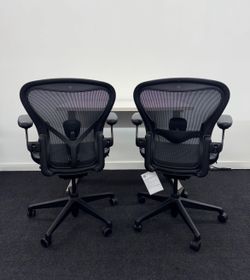 BRAND NEW HERMAN MILLER ONYX REMASTERED AERON SIZE B CHAIRS DELIVERY AVAILABLE 