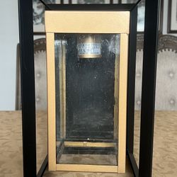 Modern Outdoor Wall Light – Black & Gold, E26/E27 Bulb Base, Waterproof