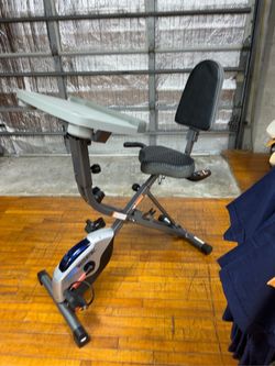 Recumbent Exercise Bike with Desk