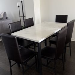 7 Pieces Kitchen Dining Set 