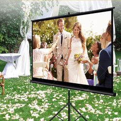 120 Inch 4:3 Projector screen with ajustable Tripod