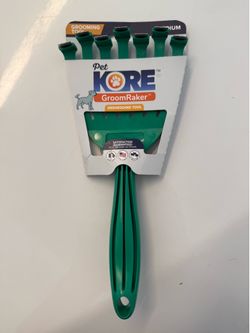 Pet Kore Grooming Rake Medium for animal shedding
