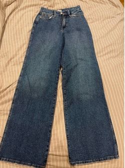 Good American High Rise Loose Leg Jeans