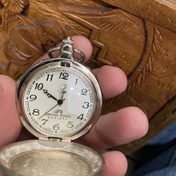 Nice Pocket Watch With Coin