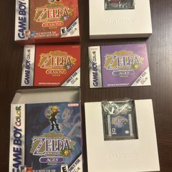 The Legend of Zelda: Oracle of Seasons & The Legend of Zelda: Oracle of Ages For Nintendo Game Boy Color 