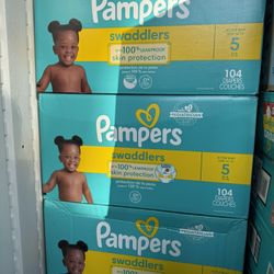 Pampers swaddlers Size 5