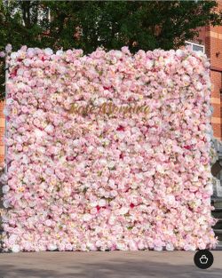 Flower Wall Backdrops And Rustic Wall