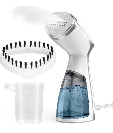 Portable Steamer for Clothes, 20s Fast-Heat Handheld Garment Steamer with Leak-Proof Tech, Large-Capacity Iron for Travel, Home & Dorm