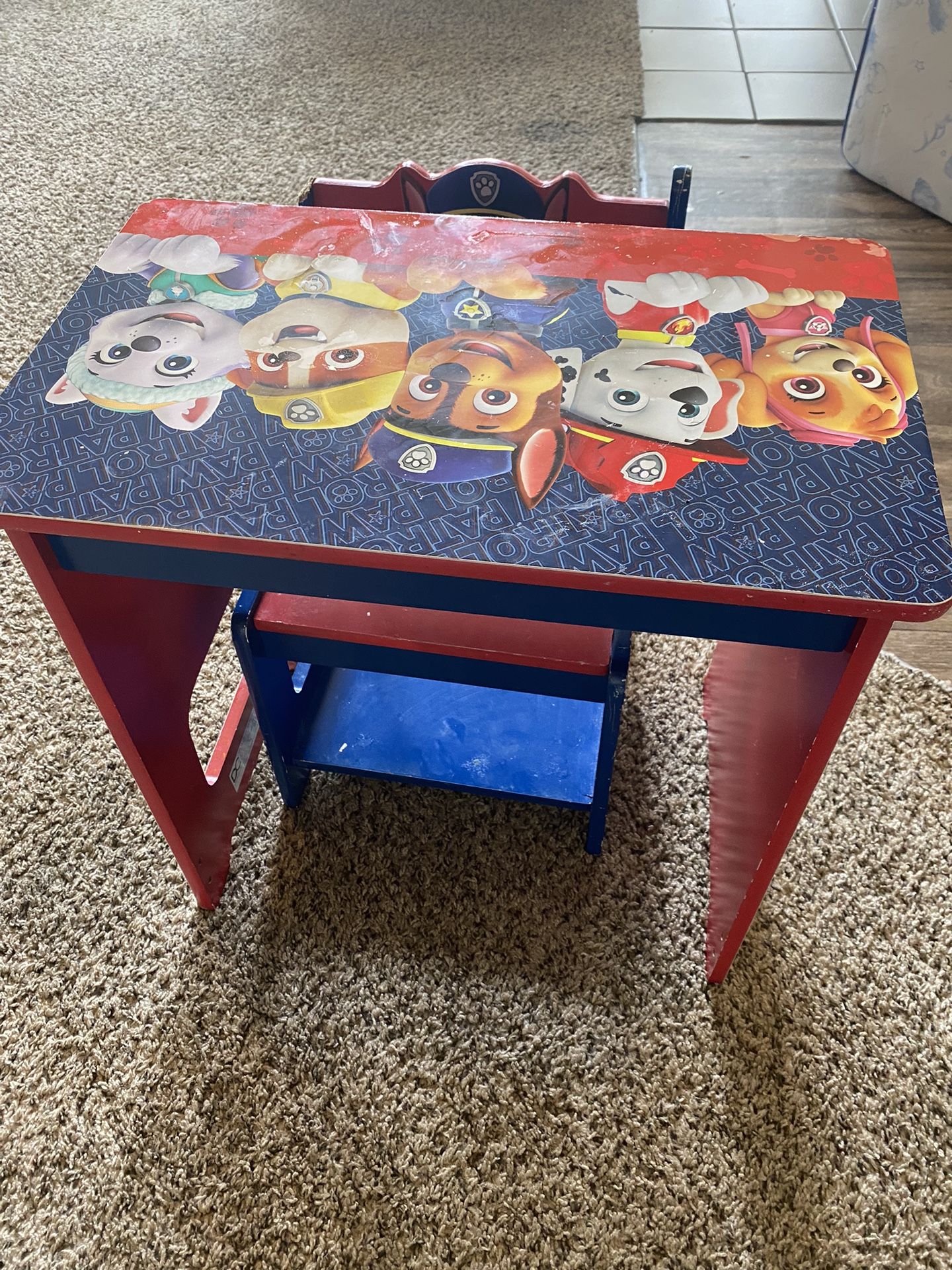 Paw Patrol Desk & Chair