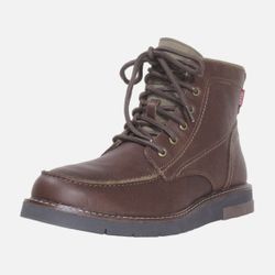 Levis Men's Daleside Chukka Boots Hiker Shoes Rugged- Burgundy
